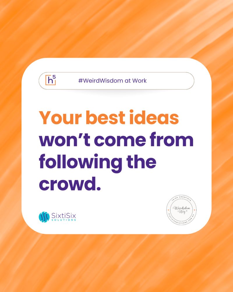 Don’t Follow the&nbsp;Crowd