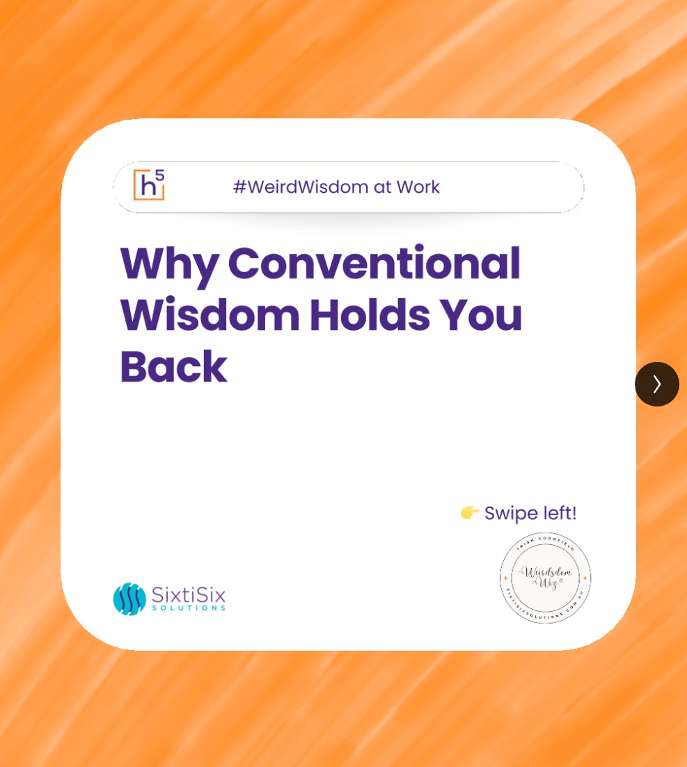 Where Conventional Wisdom&nbsp;Ends